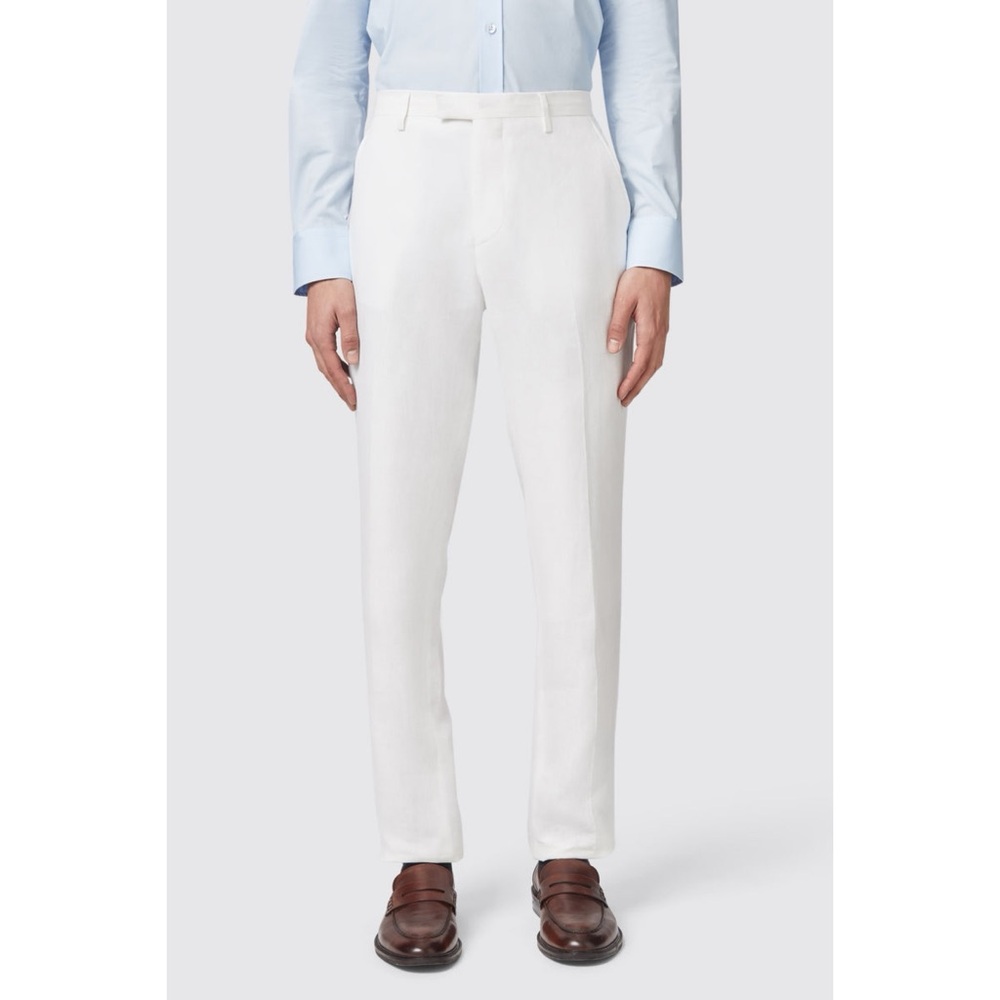 White Linen Trousers